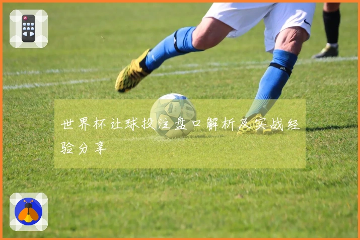 世界杯让球投注盘口解析及实战经验分享